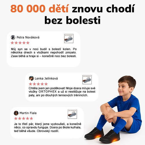 Dětské masážní vložky | Ortophex™