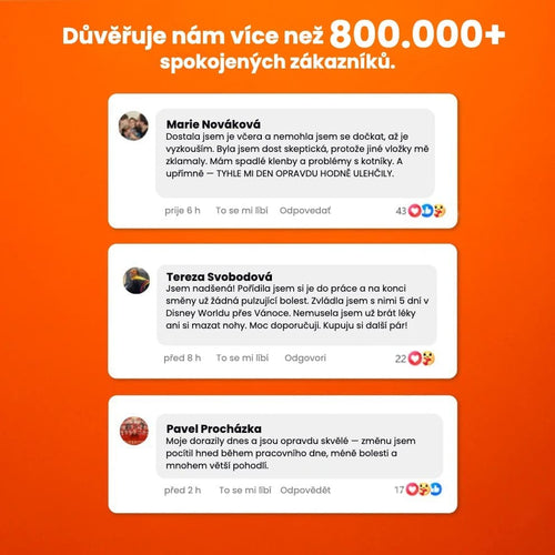Masážní vložky | Ortophex™